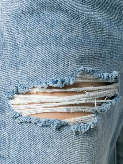 Shop Ben Taverniti Unravel Project Distressed Skinny Jeans In B200 Light Blue