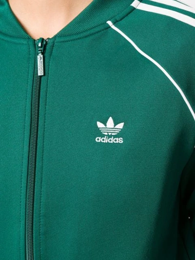 Adidas Originals Adicolor Three Stripe Track Jacket In Green - Green |  ModeSens