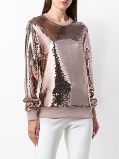 Shop Tom Ford Sequinned Sweater In Neutrals