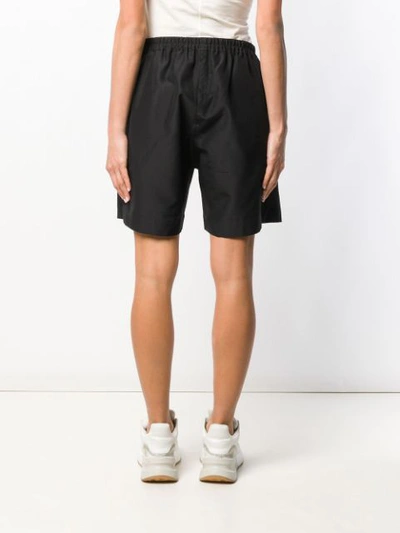 Shop Rick Owens Basic Track Shorts In Black