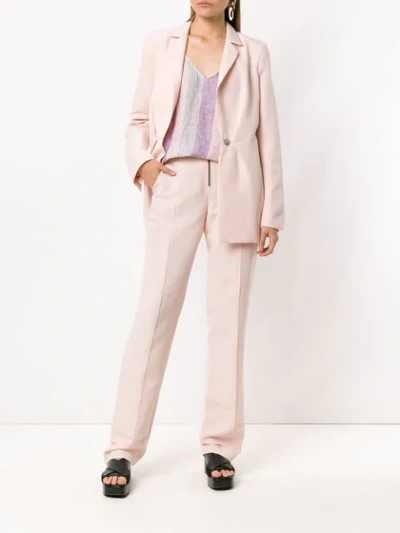 Shop Alcaçuz Forca Straight Pants In Pink