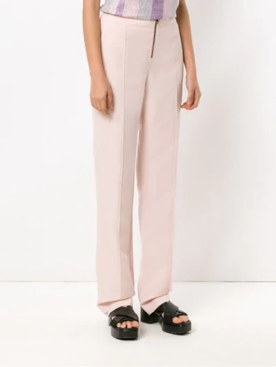 Shop Alcaçuz Forca Straight Pants In Pink