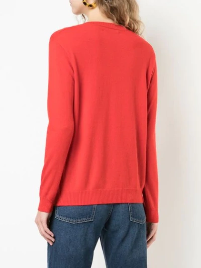 Shop Alexandra Golovanoff Virgilenet Jumper In Red