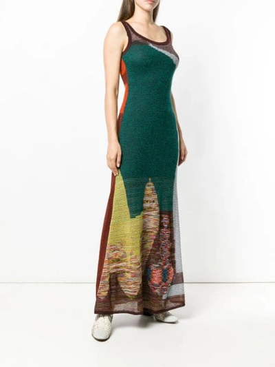 Shop Missoni Long Sleeveless Dress - Green