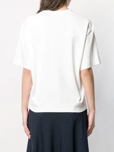 CHLOÉ LOGO PRINT T-SHIRT - 白色