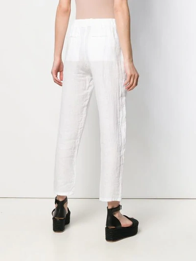ALTEA 高腰长裤 - 白色