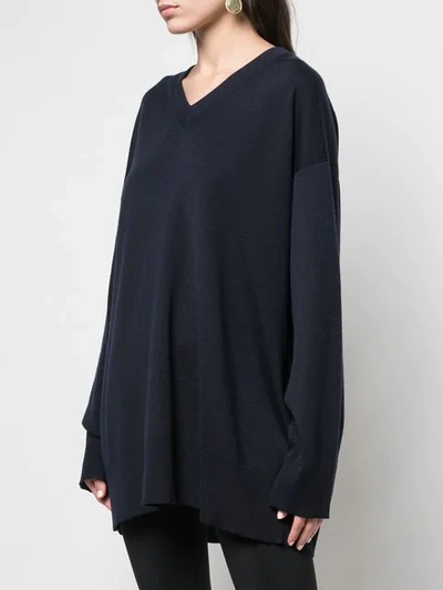 Shop The Row Oversized Jumper In Blue