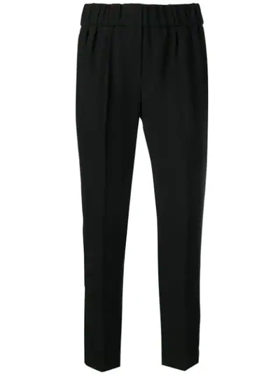 Shop Sly010 Elasticated Waist Trousers In 999 Black