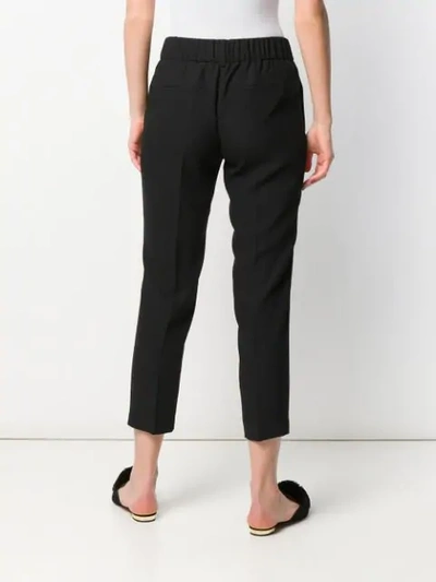 Shop Sly010 Elasticated Waist Trousers In 999 Black