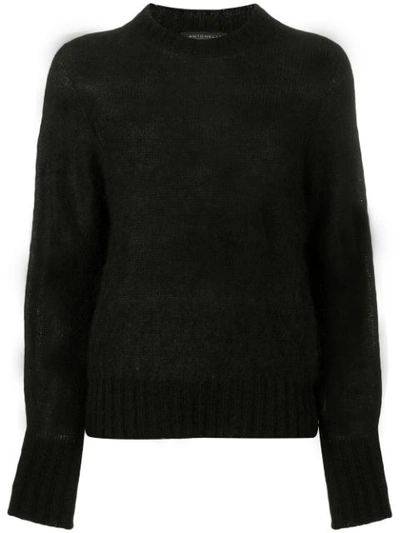 Shop Antonelli Crew Neck Jumper - Black