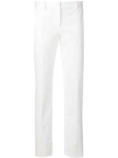 Shop Theory Slim-fit Trousers In White