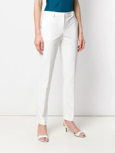 Shop Theory Slim-fit Trousers In White