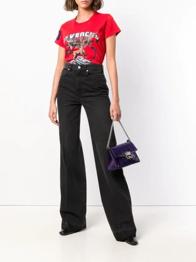 Givenchy Fitted Flared Jeans In Black