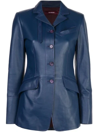 Shop Sies Marjan Blazer Jacket In Blue