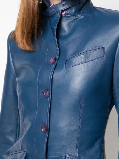Shop Sies Marjan Blazer Jacket In Blue
