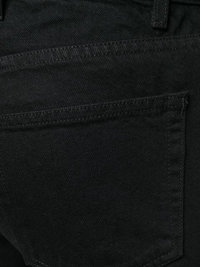 Shop Alexander Wang Straight Seam Jeans In Black