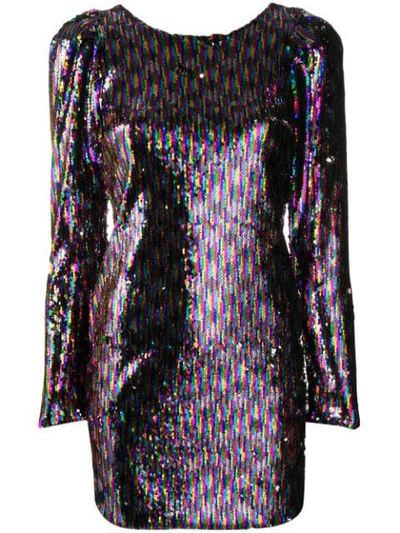 Shop Aniye By Sequinned Mini Dress - Pink