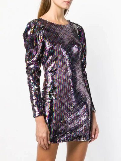 Shop Aniye By Sequinned Mini Dress - Pink