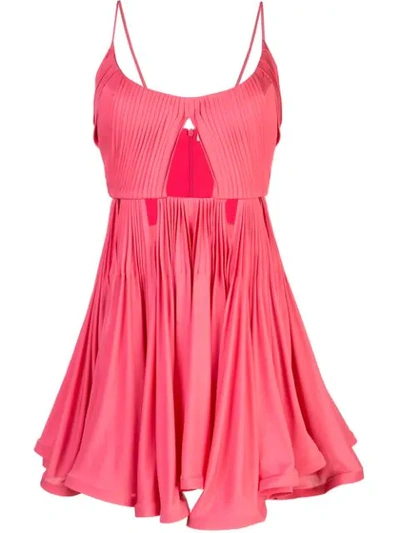Shop Mary Katrantzou Ballet Pump Dress In Pink