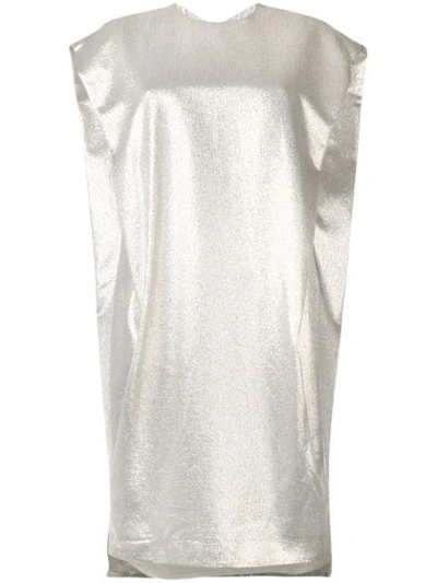 Poiret Midi Shift Dress In Gold