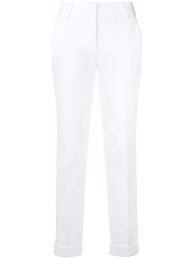 Shop P.a.r.o.s.h Tailored Fit Trousers In White