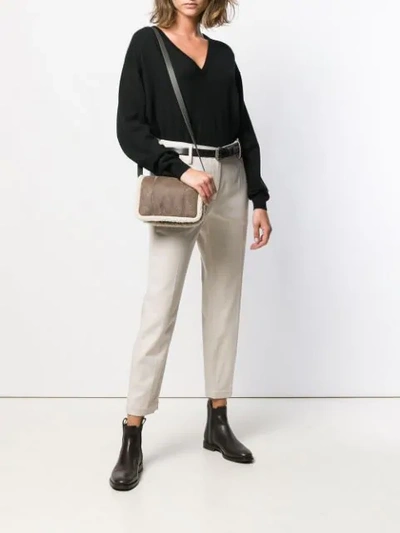 Shop Brunello Cucinelli Hose Mit Schmalem Bein In Neutrals