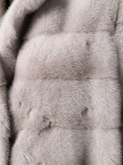 Shop Simonetta Ravizza Annie Coat In Grey