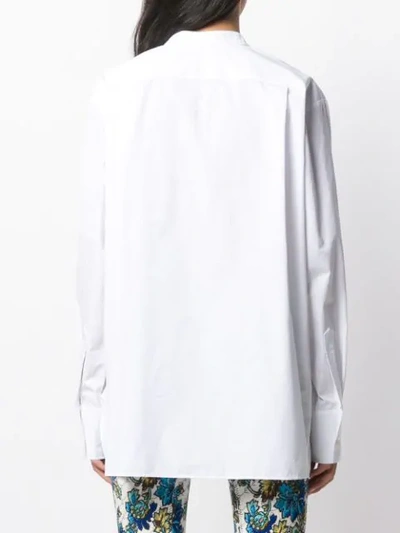 Shop Stella Mccartney Pin Tuck Shirt In White