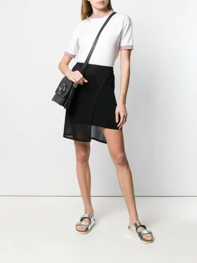 Shop Alyx Draped Skirt In Black