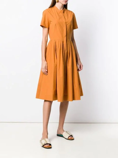 Shop Antonelli Lorena Shirt Dress In Orange