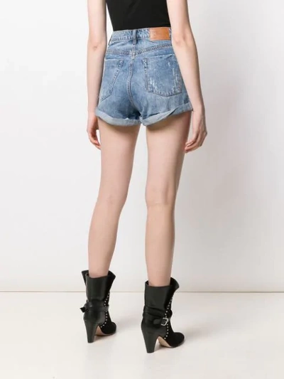 Shop One Teaspoon Denim Shorts In Blue