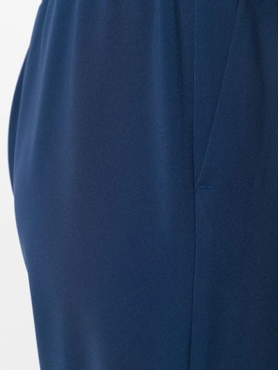 Shop Akris Punto Drawstring Slim-fit Trousers In Blue