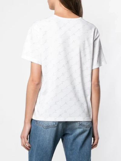 Shop Stella Mccartney Regular Fit T-shirt In White