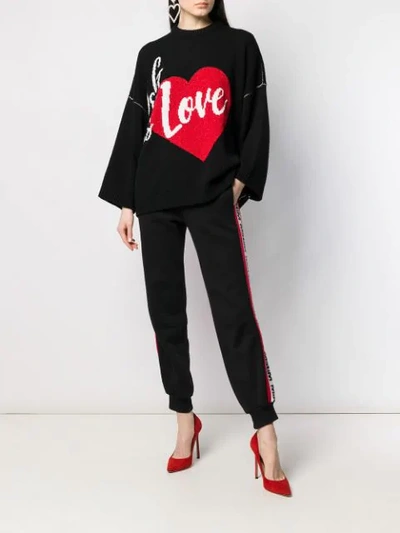 Shop Dolce & Gabbana Love Jumper In Black