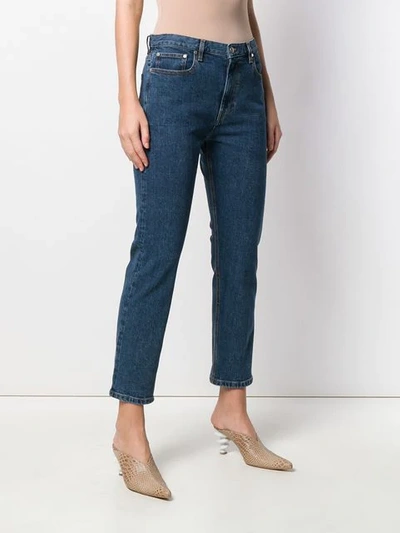 Shop Joseph Classic Straight-leg Jeans In Blue