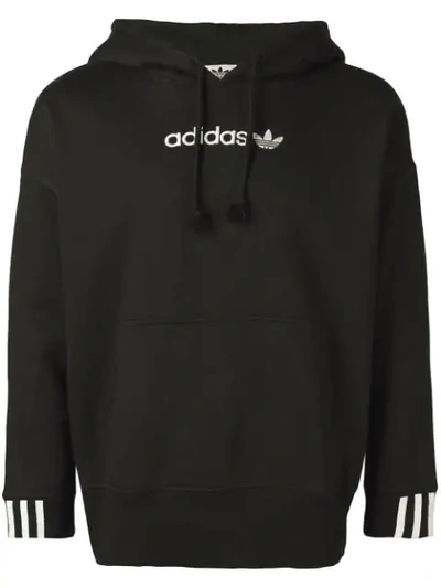 Shop Adidas Originals Front Logo Sweater In Black