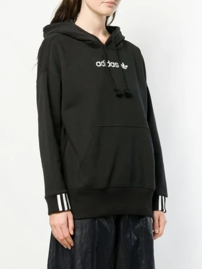Shop Adidas Originals Front Logo Sweater In Black