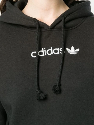 Shop Adidas Originals Front Logo Sweater In Black