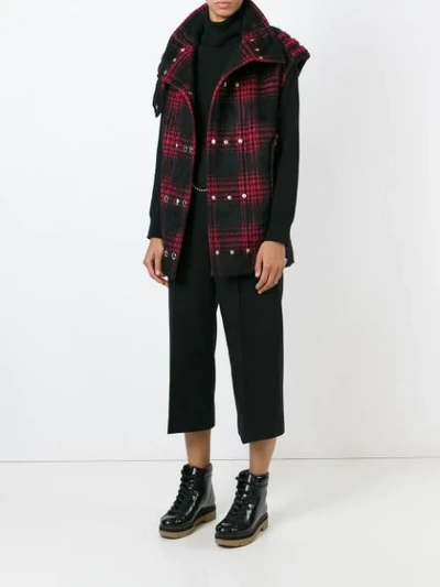 Shop Alexander Wang Double Breasted Waistcoat In Red