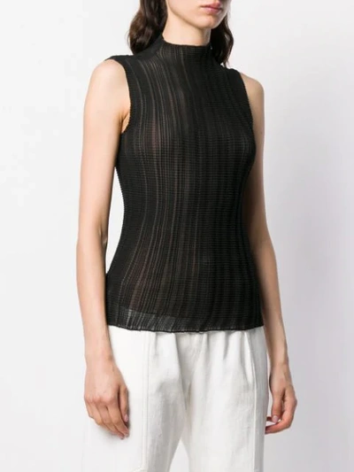 Shop Givenchy Sleeveless Top In Black