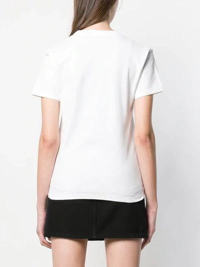 Shop Balenciaga Rainbow Bb T-shirt In White