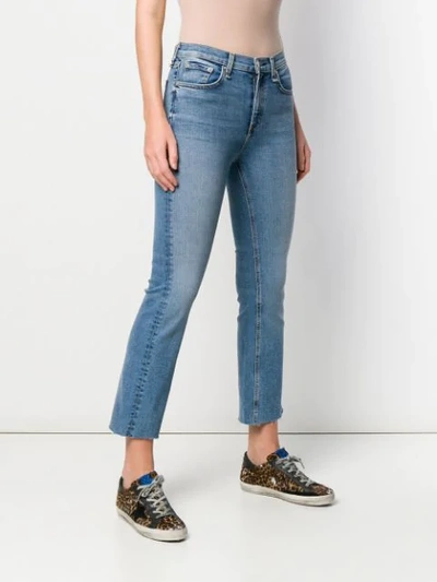 Shop Rag & Bone Skinny Cropped Jeans In Blue