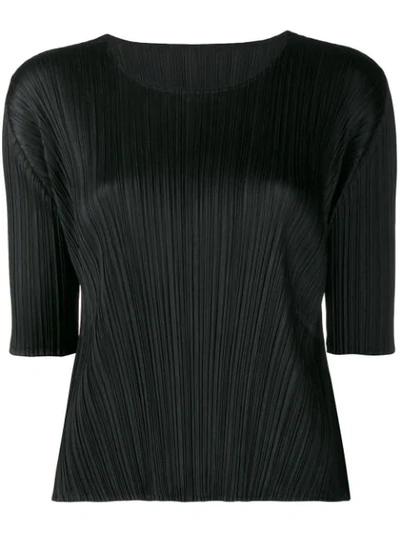 Shop Issey Miyake Pleats Please By  - Black