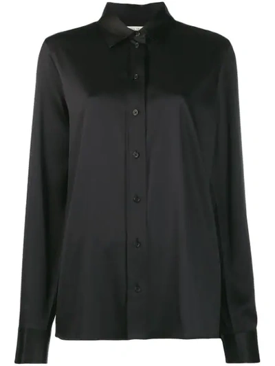 Shop Bottega Veneta Tailored Classic Shirt In Black