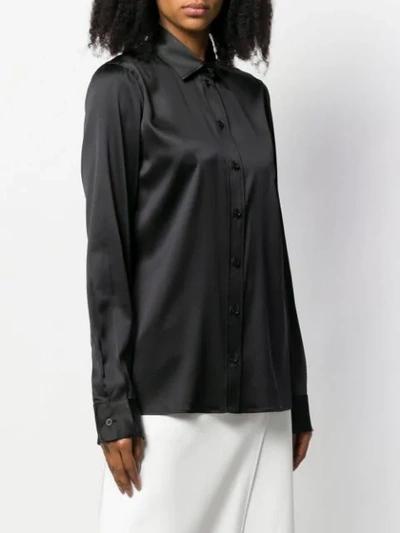 Shop Bottega Veneta Tailored Classic Shirt In Black