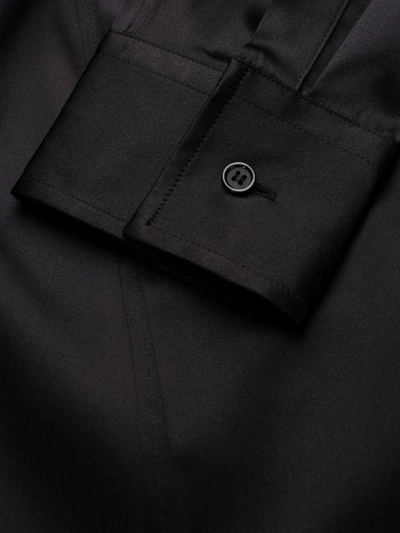 Shop Bottega Veneta Tailored Classic Shirt In Black
