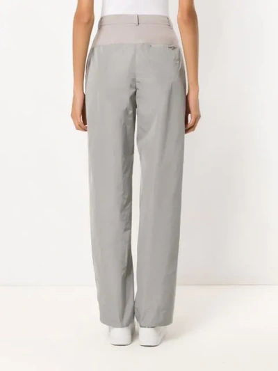 Shop Mara Mac Panelled Straight Pants In 0025