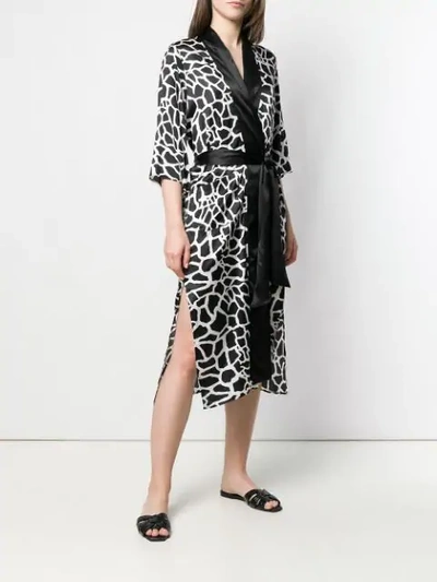 Shop Federica Tosi Patterned Dress In Black