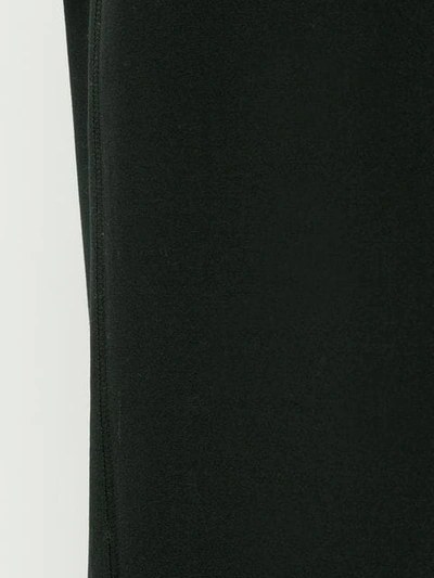 Shop Alexander Wang T Long Fitted Skirt In 001 Black