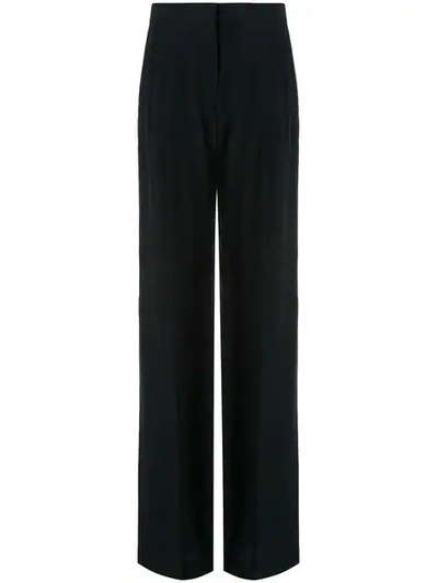 ROSETTA GETTY WIDE LEG TROUSERS - 黑色